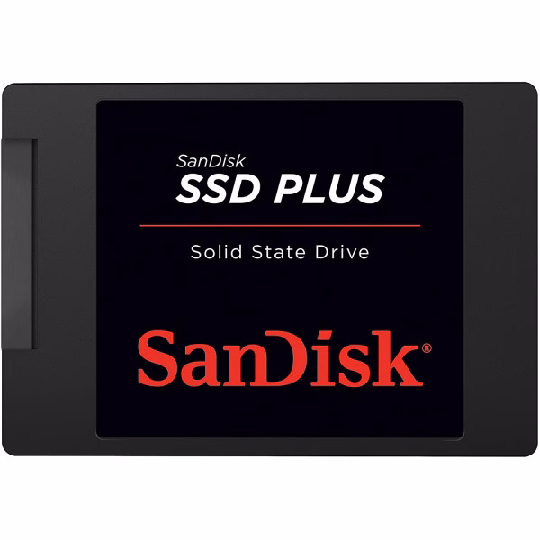 SanDisk SSD PLUS 480GB Internal SSD - SATA III 6 Gb/s, 2.5"/7mm, Up to 535 MB/s