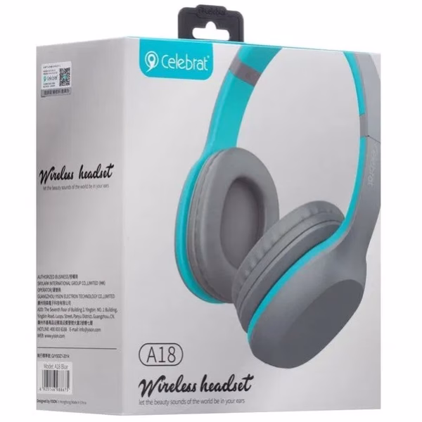 Celebrat A18 Wireless Bluetooth Headphones with extra bass