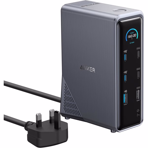 Anker Prime Charging Docking Station (14-in-1, Dual Display, 160W)