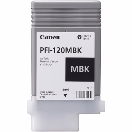 Canon PFI-120MBK Matte Black Ink Tank (130 ml)
